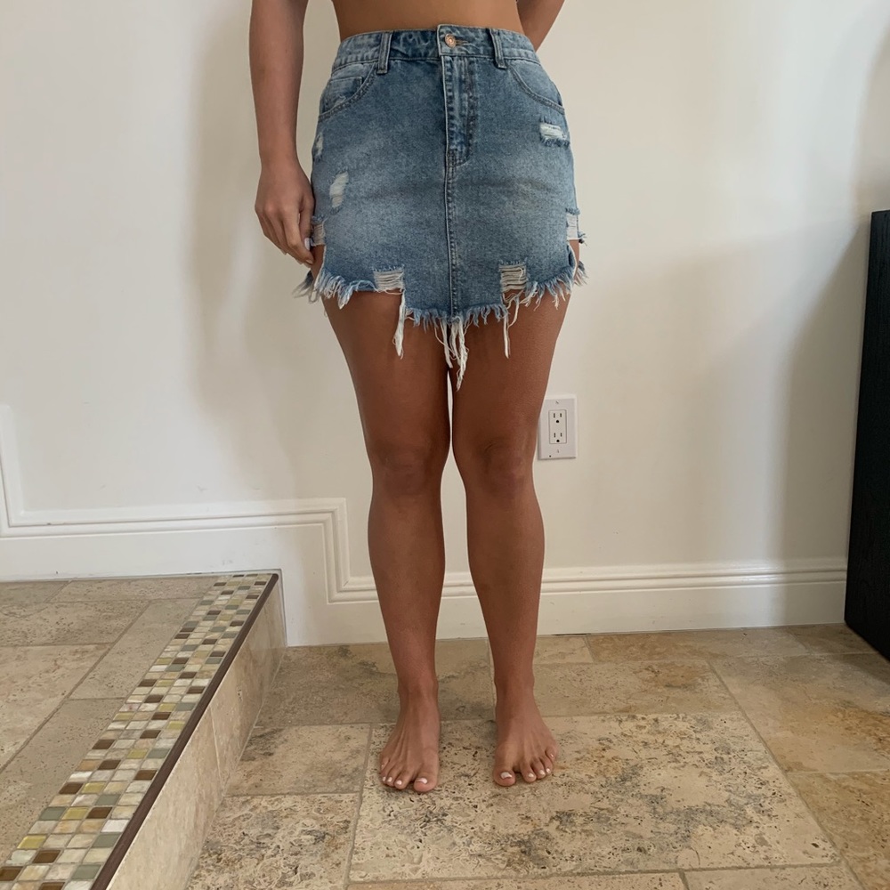 Denim skirt